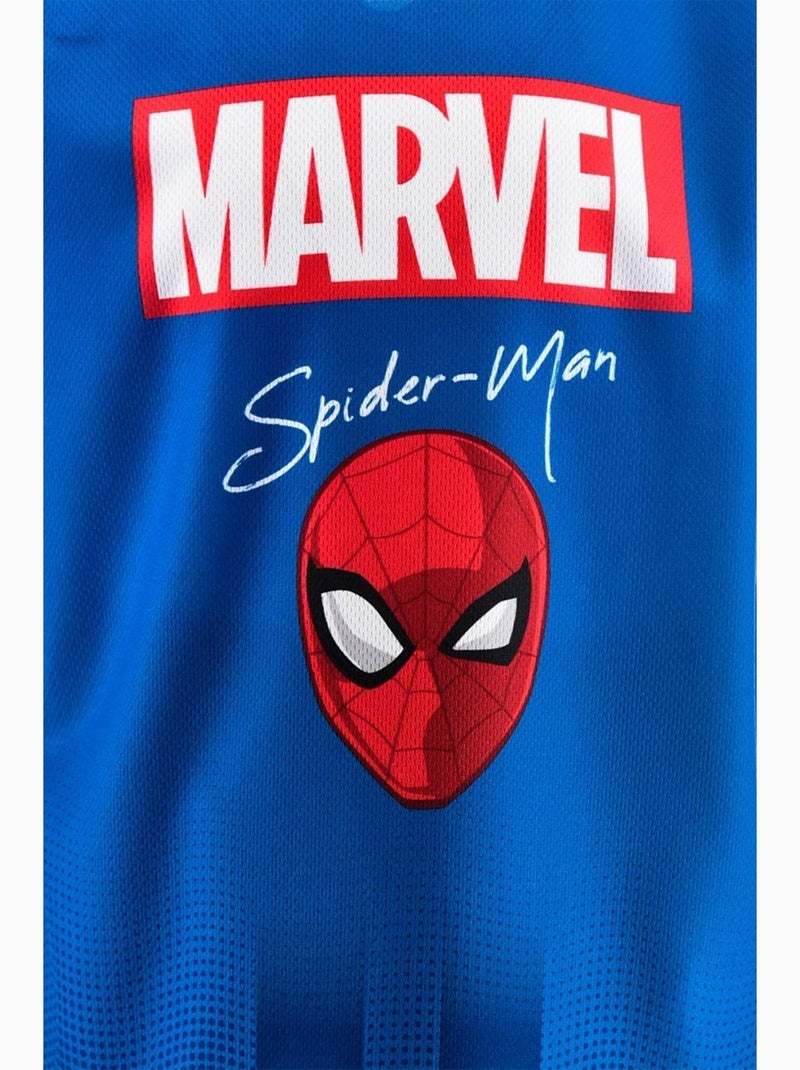 Ensemble Short + Tee-Shirt Spiderman| Licence Officielle Bleu - Kiabi