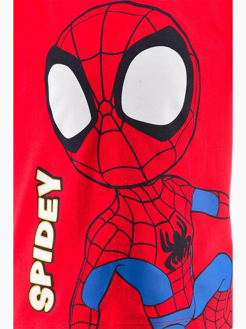 Ensemble Short + Tee-Shirt Spidey| Licence Officielle Rouge - Kiabi