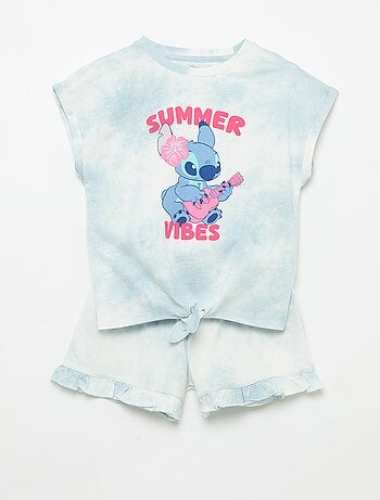 Ensemble short volanté + T-shirt 'Disney'