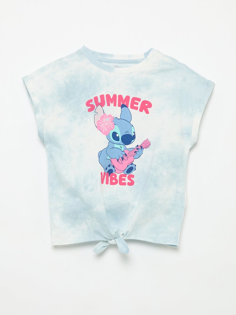 Ensemble short volanté + T-shirt 'Disney' Bleu - Kiabi
