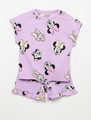 Ensemble short volanté + T-shirt 'Disney'
