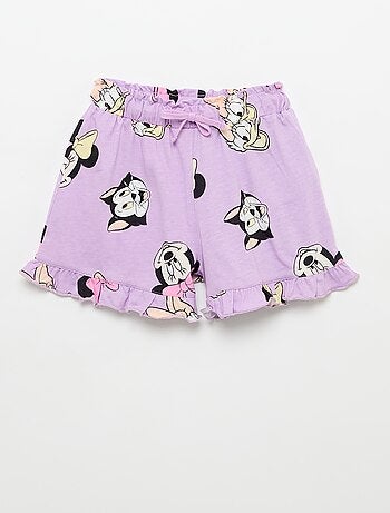 Ensemble short volanté + T-shirt 'Disney'