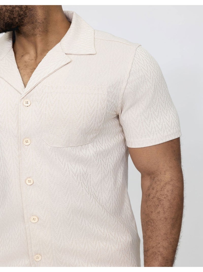 Ensemble Short,Chemise Kebello Beige - Kiabi