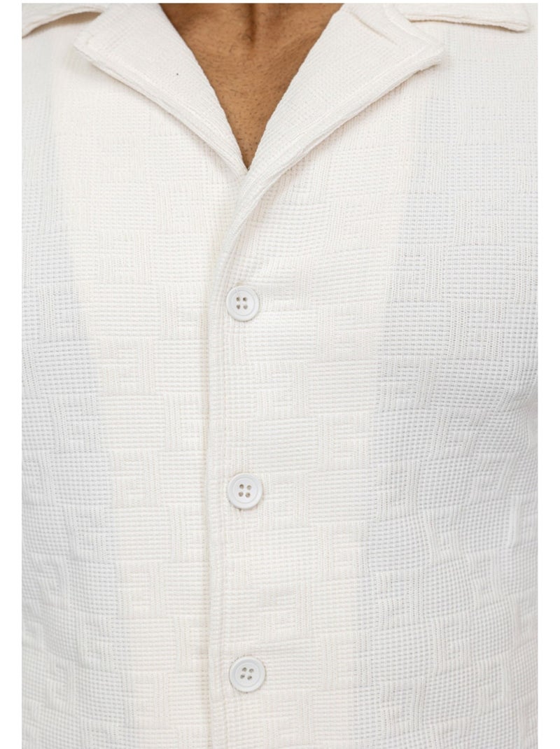 Ensemble Short,Chemise Kebello Blanc - Kiabi