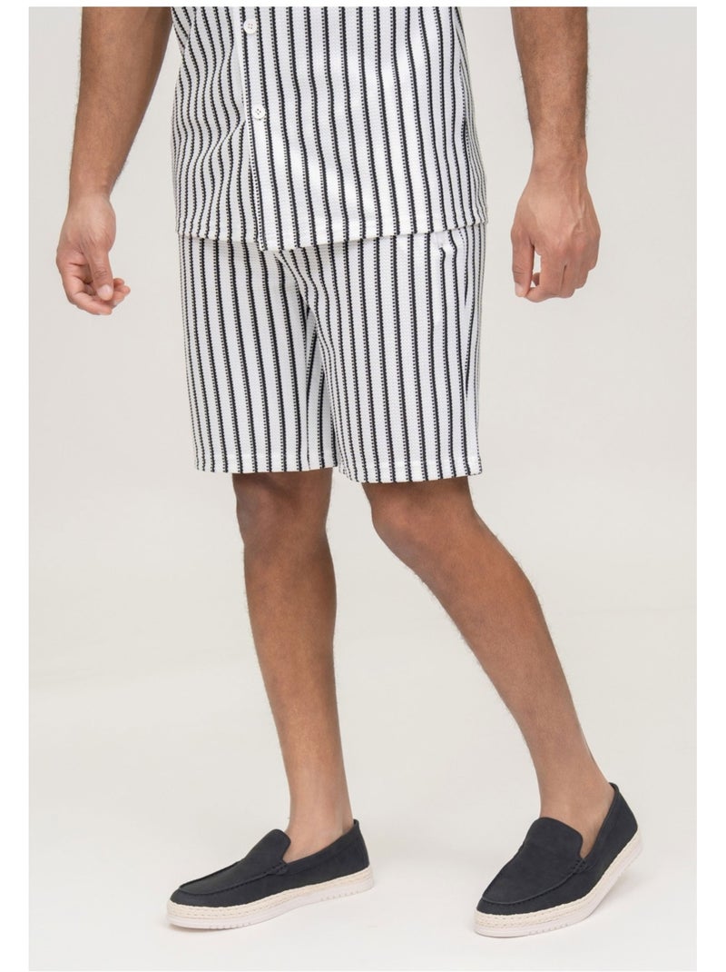 Ensemble Short,Chemise Kebello Blanc - Kiabi
