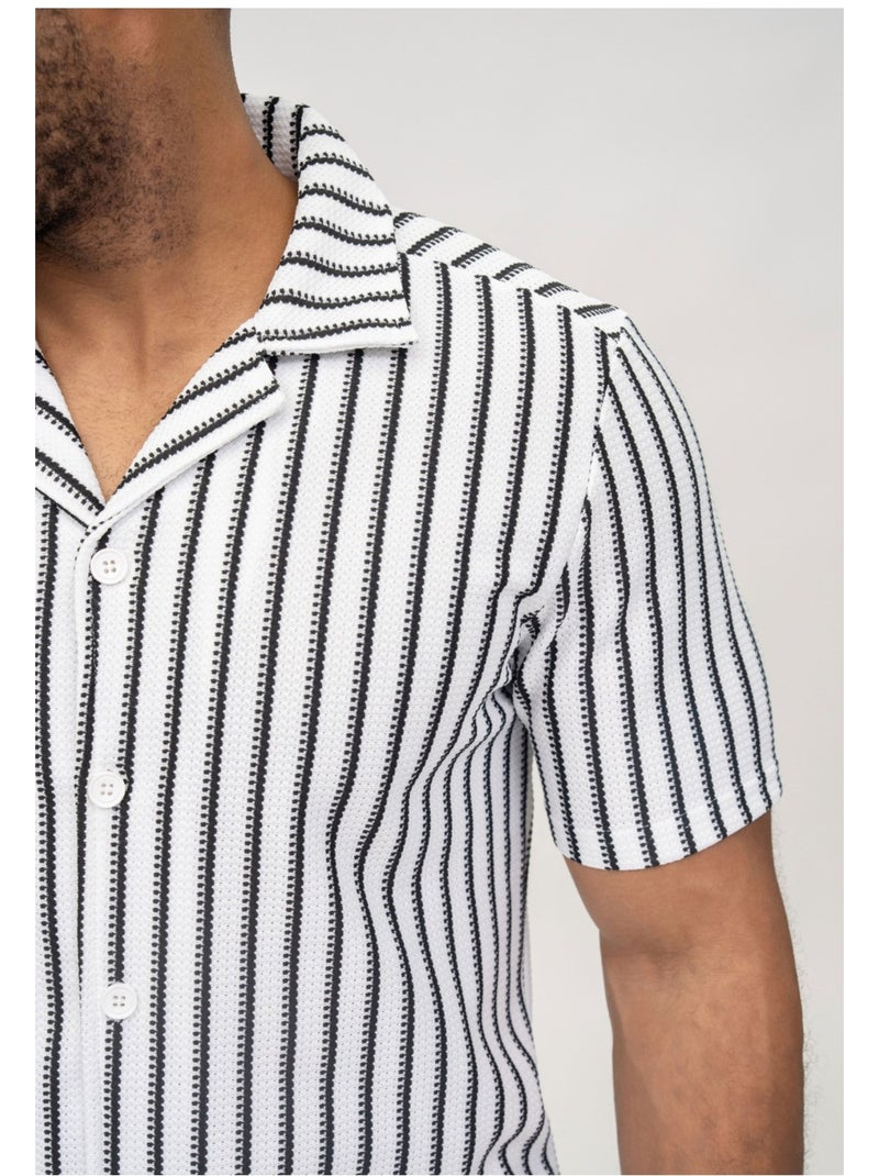 Ensemble Short,Chemise Kebello Blanc - Kiabi