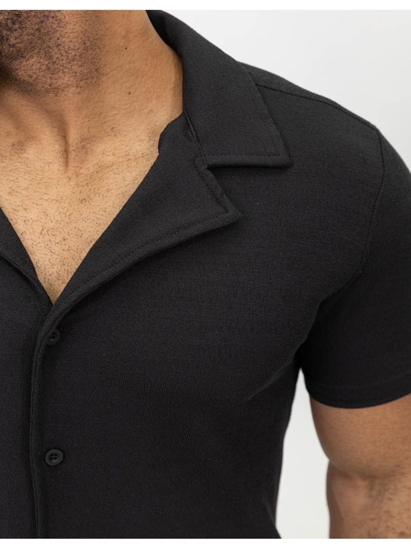 Ensemble Short,Chemise Kebello Noir Noir - Kiabi