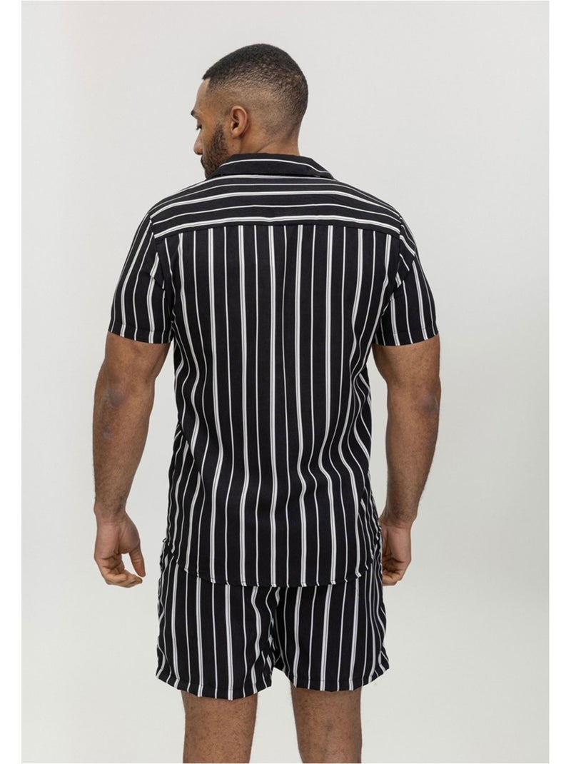 Ensemble Short,Chemise Kebello Noir Noir - Kiabi