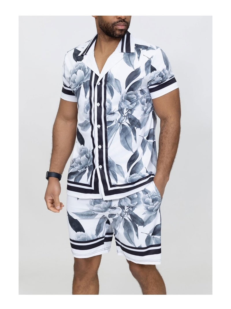 Ensemble Short,Chemise Kebello Noir Noir - Kiabi