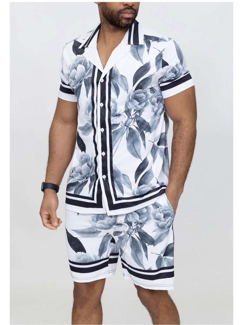 Ensemble Short,Chemise Kebello Noir Noir - Kiabi