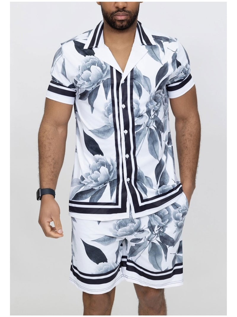 Ensemble Short,Chemise Kebello Noir Noir - Kiabi