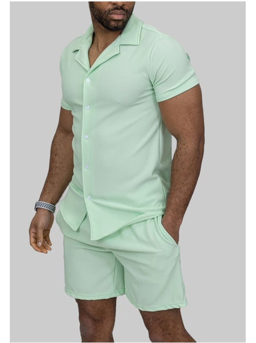 Ensemble Short,Chemise Kebello - Kiabi