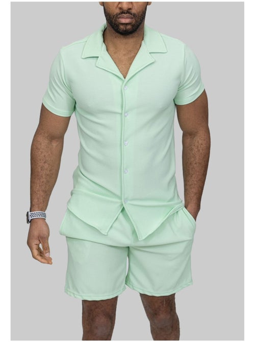 Ensemble Short,Chemise Kebello - Kiabi