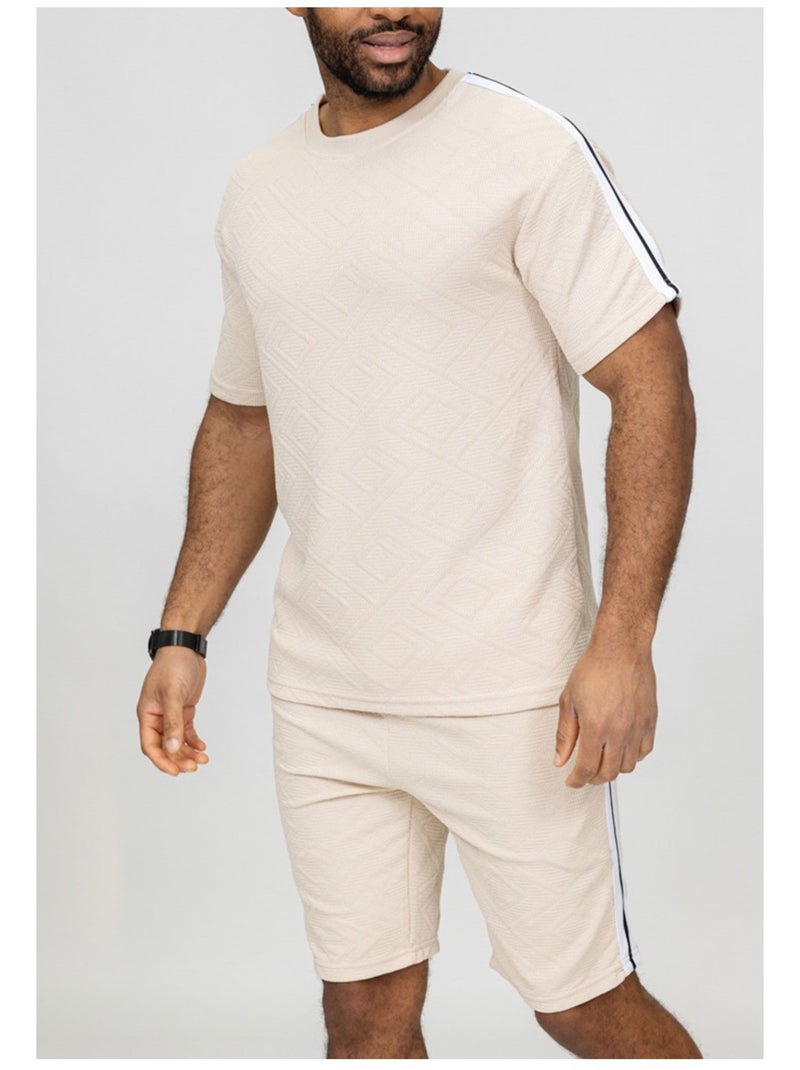 Ensemble Short,T-shirt Kebello Beige - Kiabi