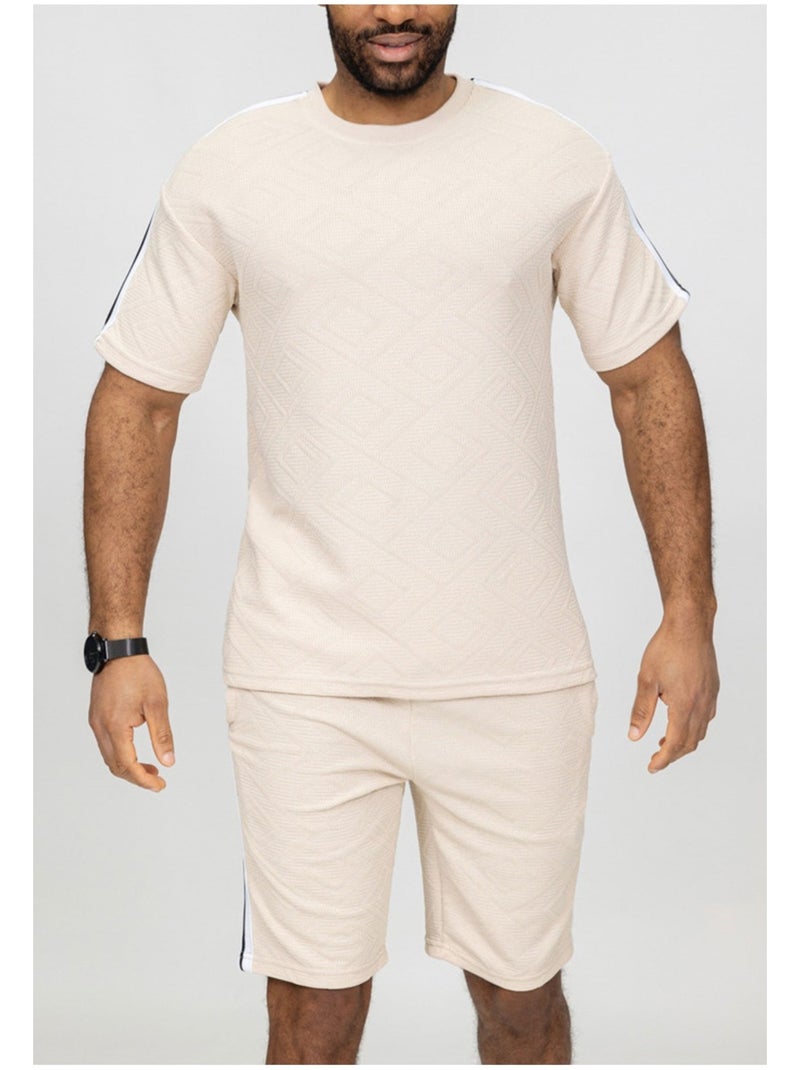 Ensemble Short,T-shirt Kebello Beige - Kiabi