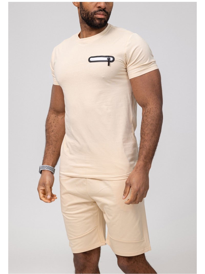 Ensemble Short,T-shirt Kebello Beige - Kiabi