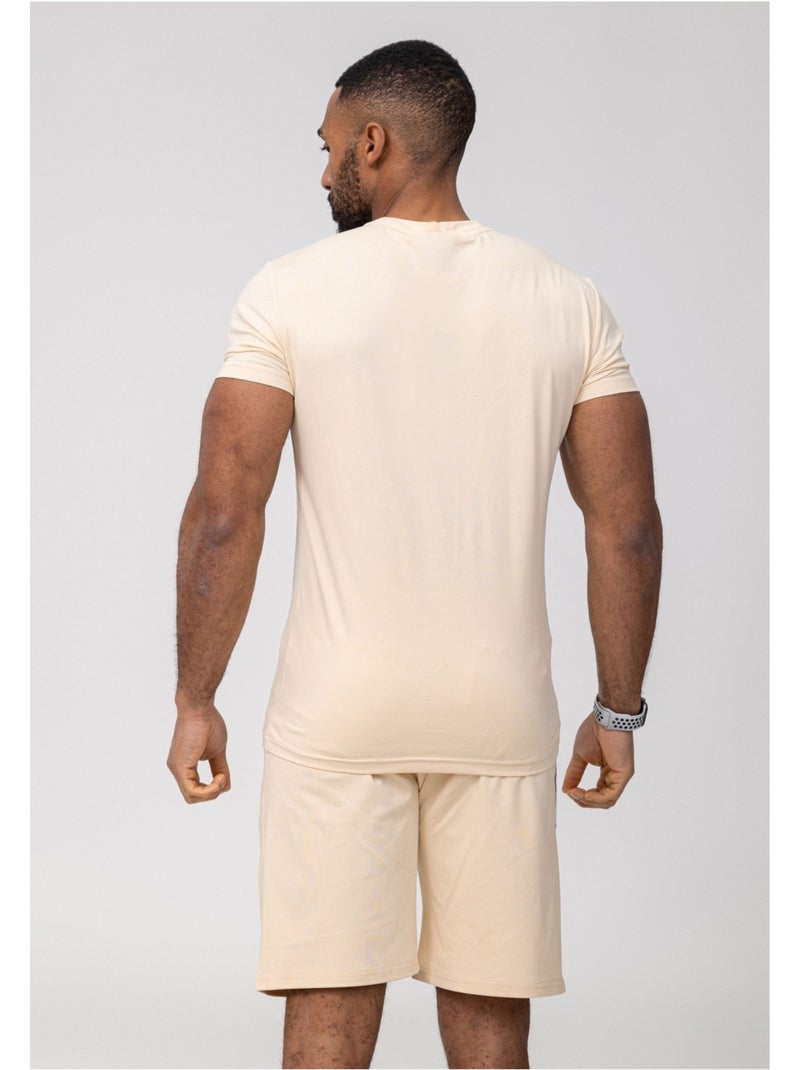 Ensemble Short,T-shirt Kebello Beige - Kiabi