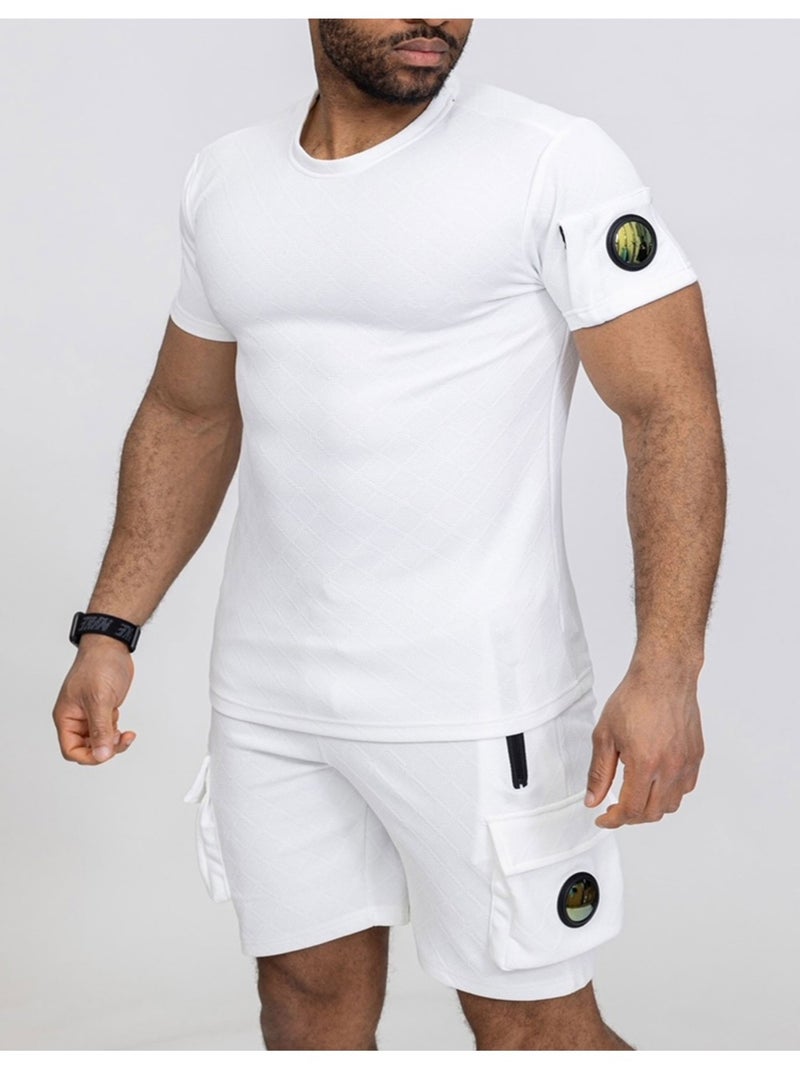 Ensemble Short,T-shirt Kebello Blanc - Kiabi