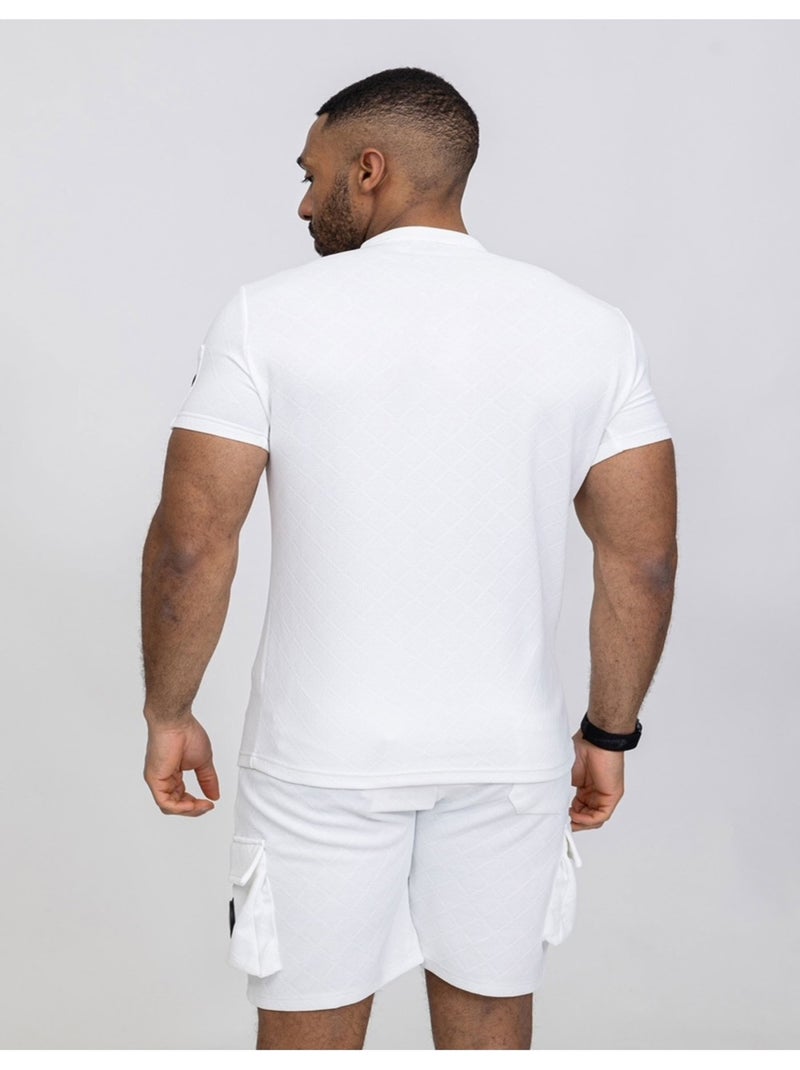 Ensemble Short,T-shirt Kebello Blanc - Kiabi