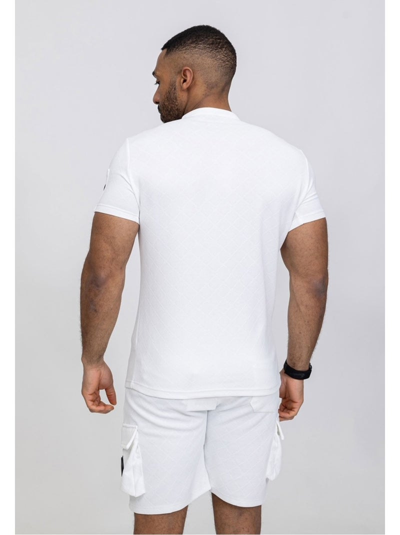 Ensemble Short,T-shirt Kebello Blanc - Kiabi