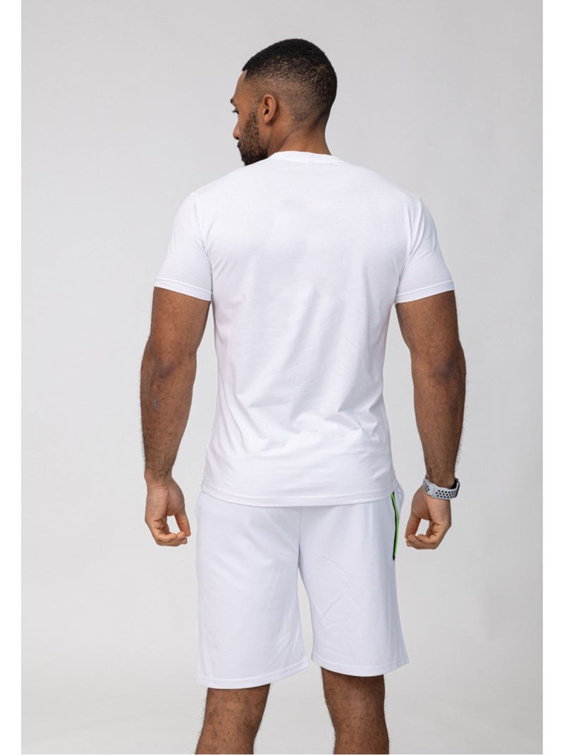 Ensemble Short,T-shirt Kebello Blanc - Kiabi