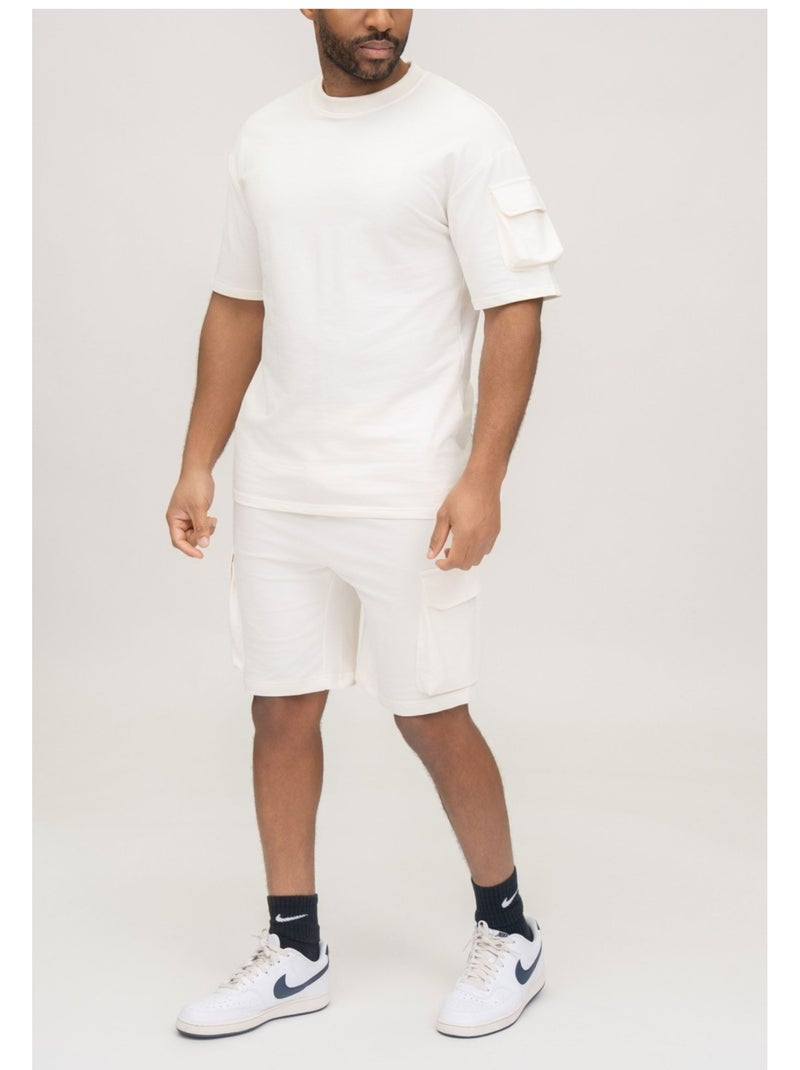 Ensemble Short,T-shirt Kebello Blanc - Kiabi