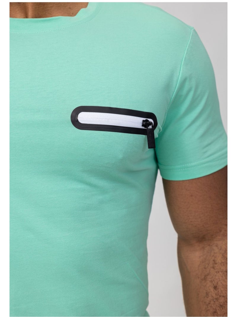 Ensemble Short,T-shirt Kebello Bleu ciel - Kiabi