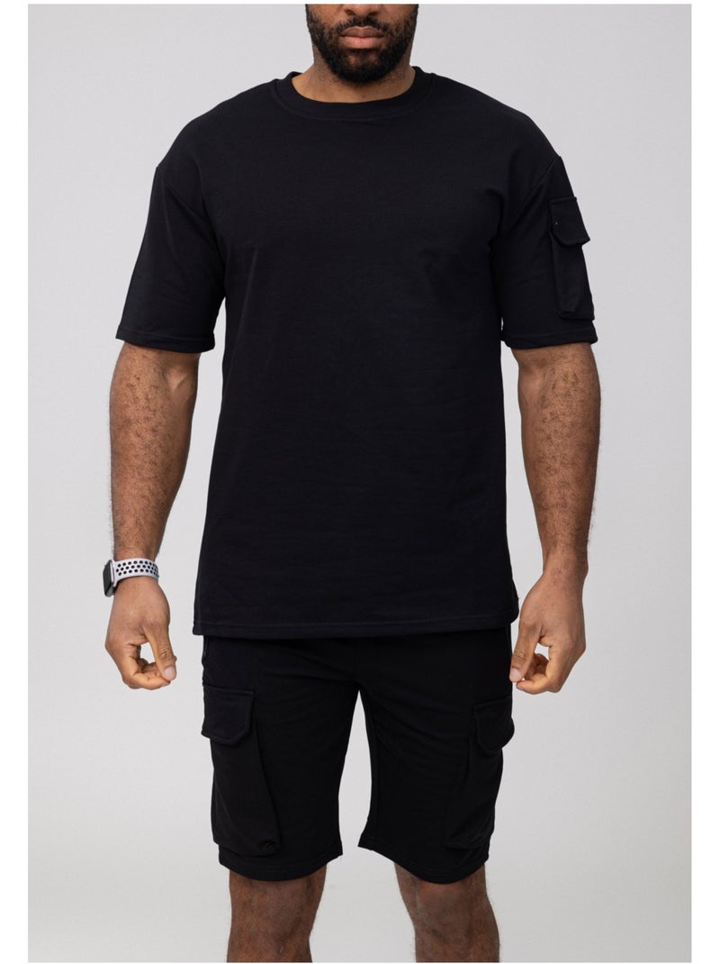 Ensemble Short,T-shirt Kebello Noir Noir - Kiabi