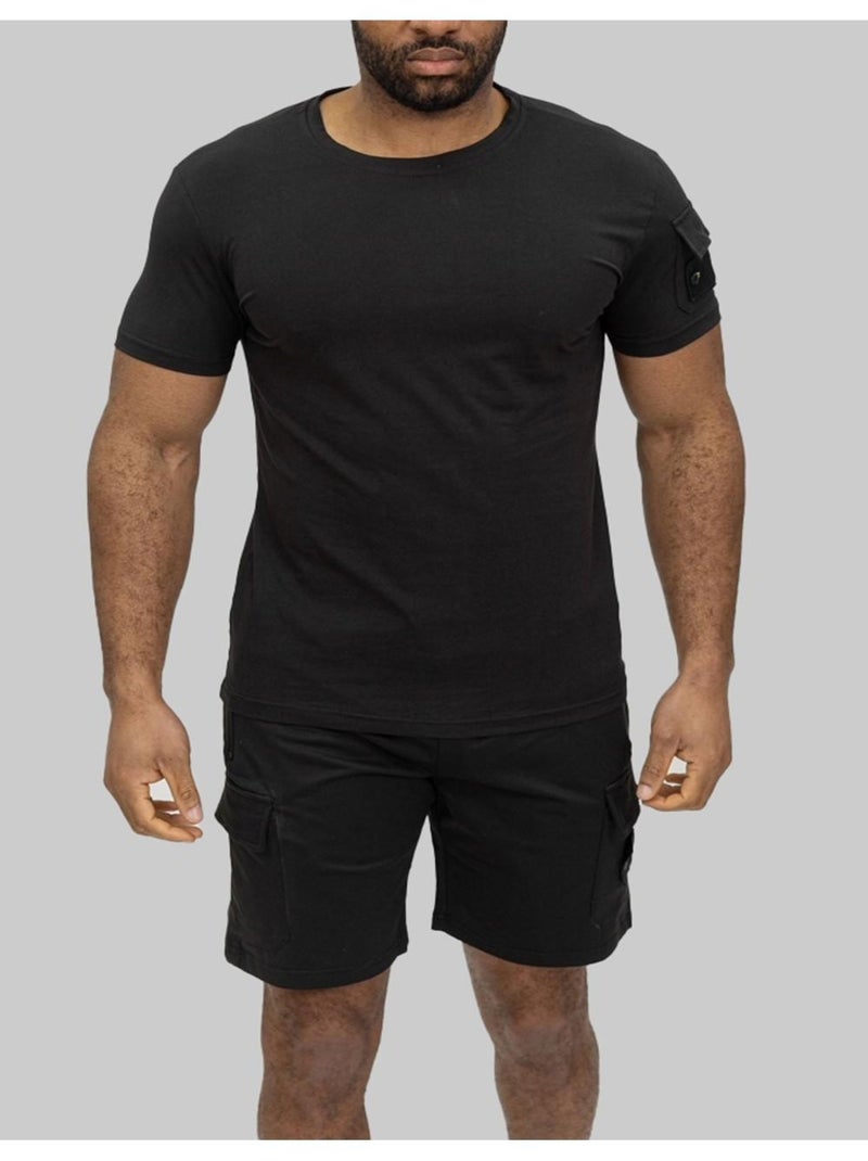 Ensemble Short,T-shirt Kebello Noir Noir - Kiabi