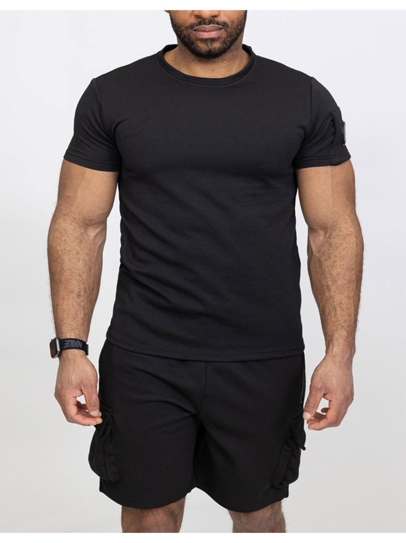 Ensemble Short,T-shirt Kebello Noir Noir - Kiabi