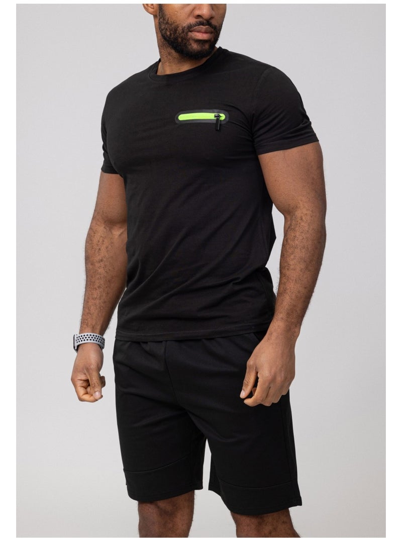 Ensemble Short,T-shirt Kebello Noir Noir - Kiabi