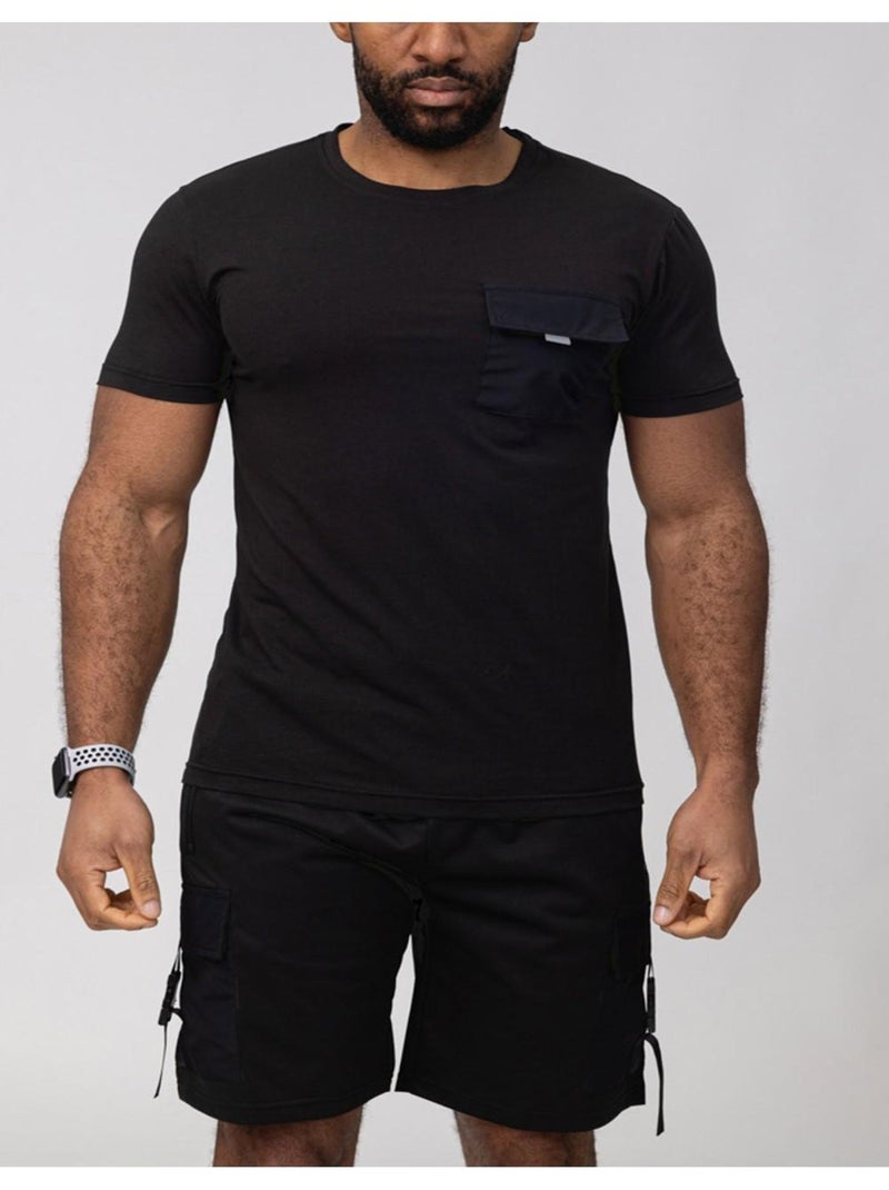 Ensemble Short,T-shirt Kebello Noir Noir - Kiabi