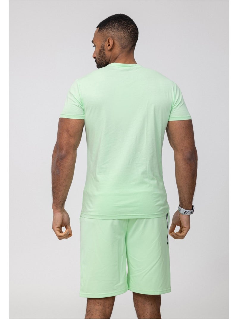 Ensemble Short,T-shirt Kebello Vert - Kiabi