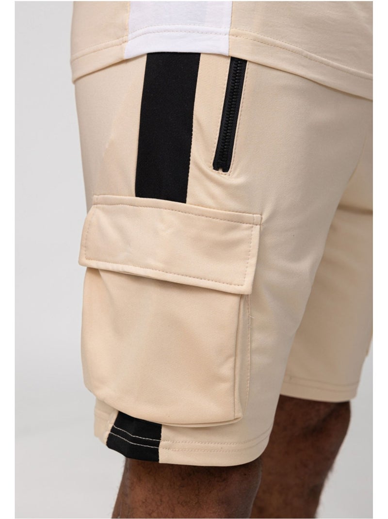 Ensemble Short,Tshirt Kebello Beige - Kiabi