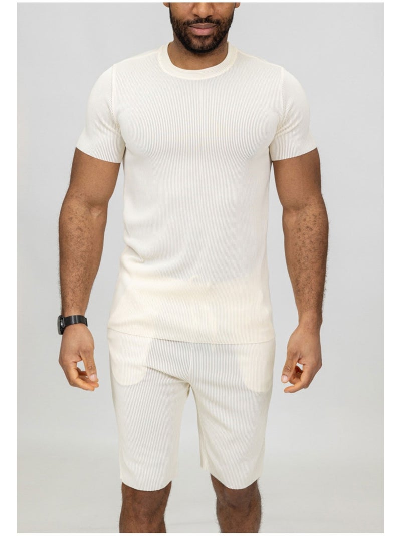 Ensemble Short,Tshirt Kebello Blanc - Kiabi