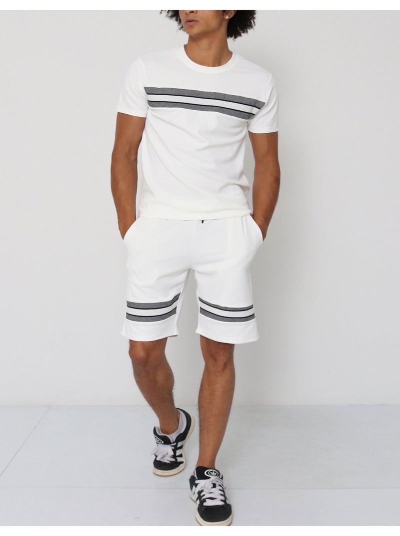 Ensemble Short,TSHIRT Kebello Blanc - Kiabi