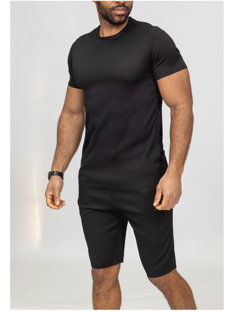 Ensemble Short,Tshirt Kebello Noir Noir - Kiabi