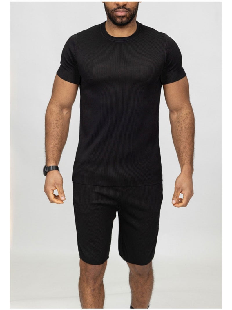 Ensemble Short,Tshirt Kebello Noir Noir - Kiabi