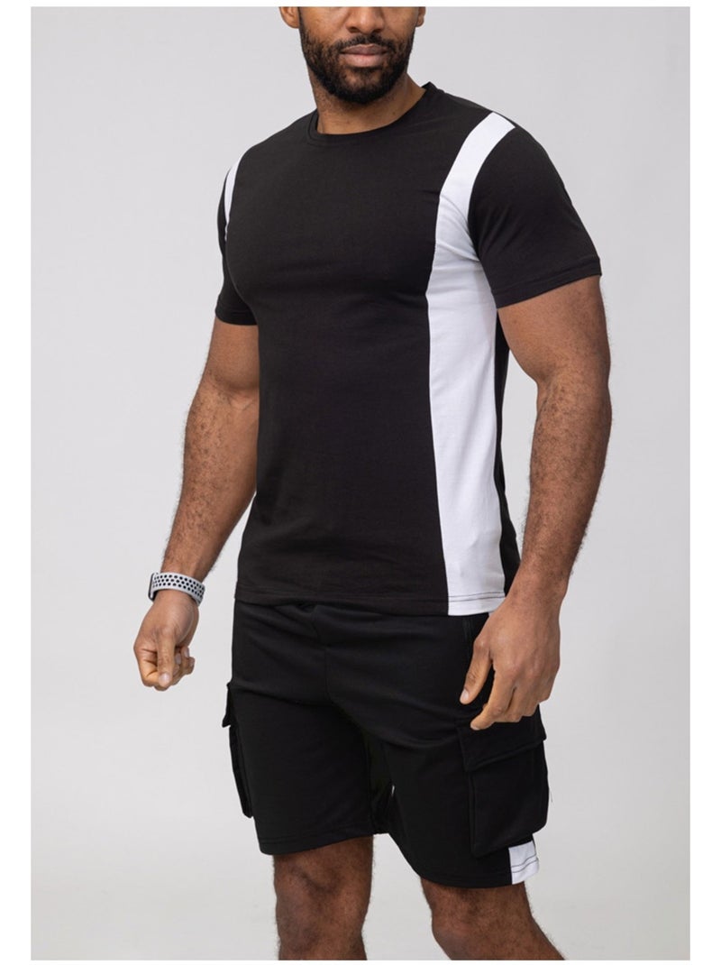 Ensemble Short,Tshirt Kebello Noir Noir - Kiabi