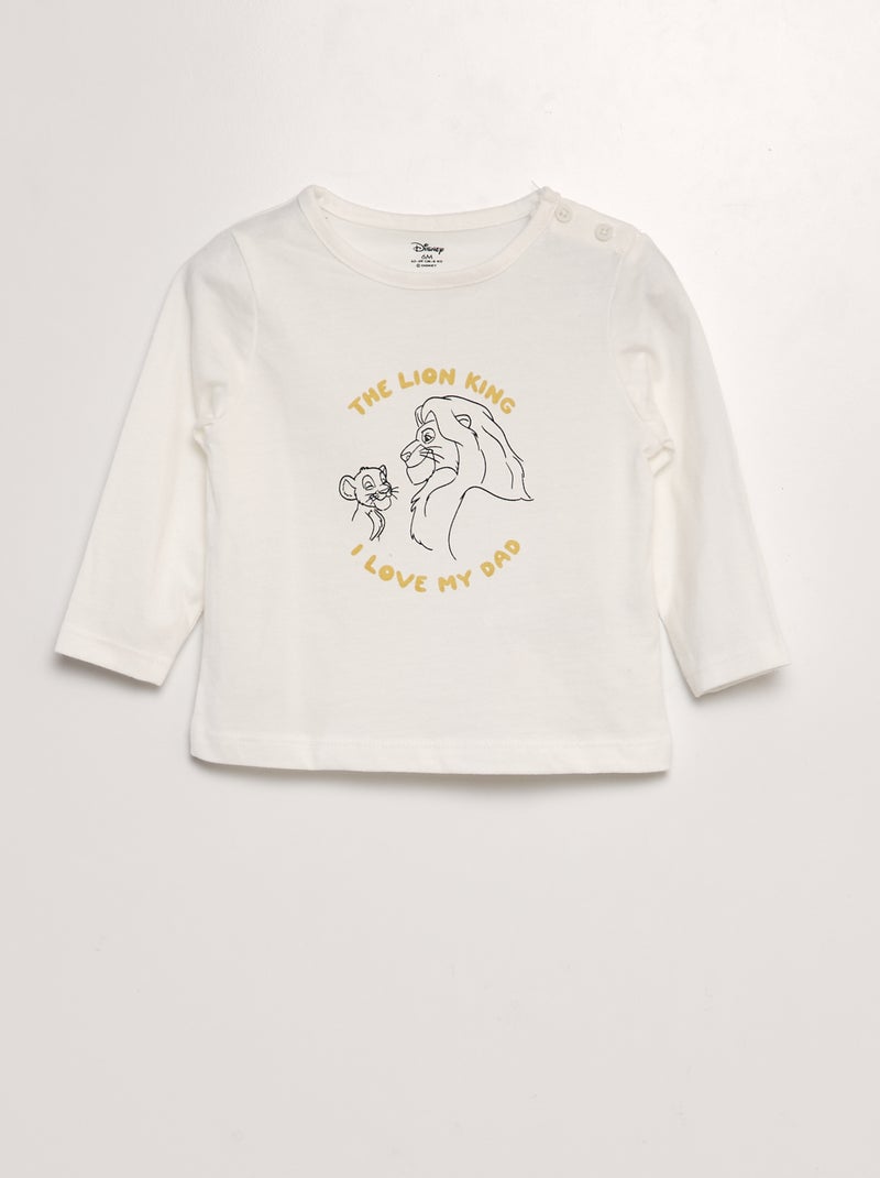 Ensemble 'Simba' t-shirt + sweat + pantalon - 3 pièces Jaune - Kiabi