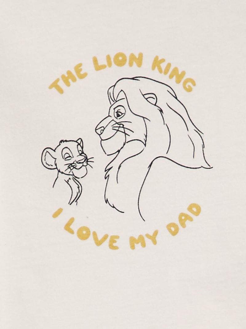 Ensemble 'Simba' t-shirt + sweat + pantalon - 3 pièces Jaune - Kiabi