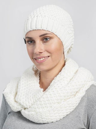 Ensemble Snood Bonnet Elixa - Made in UE