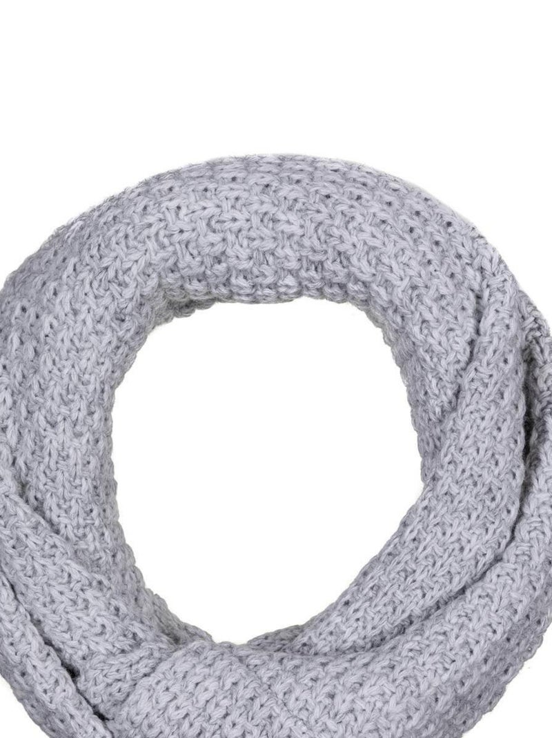 Ensemble Snood Bonnet Elixa - Made in UE Gris - Kiabi