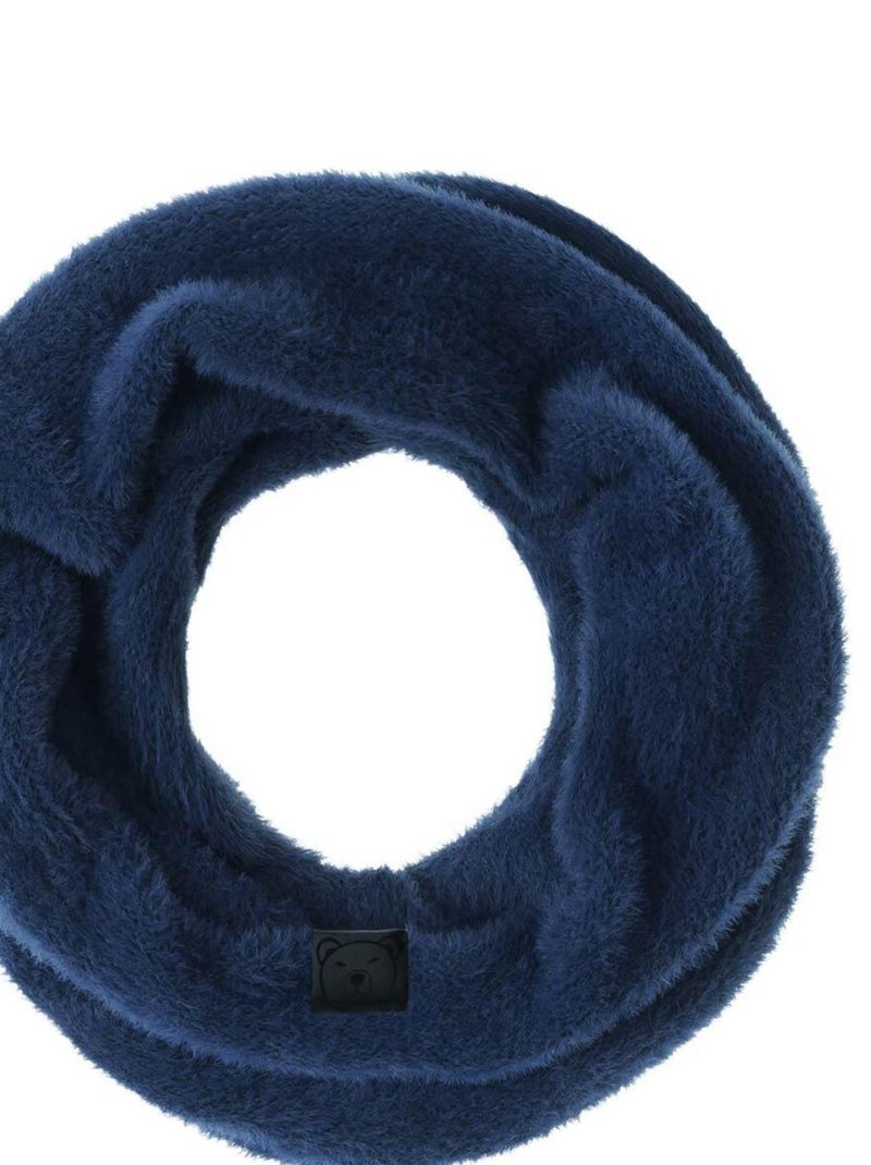 Ensemble Snood Bonnet Gants Etama - Made in UE Bleu marine - Kiabi