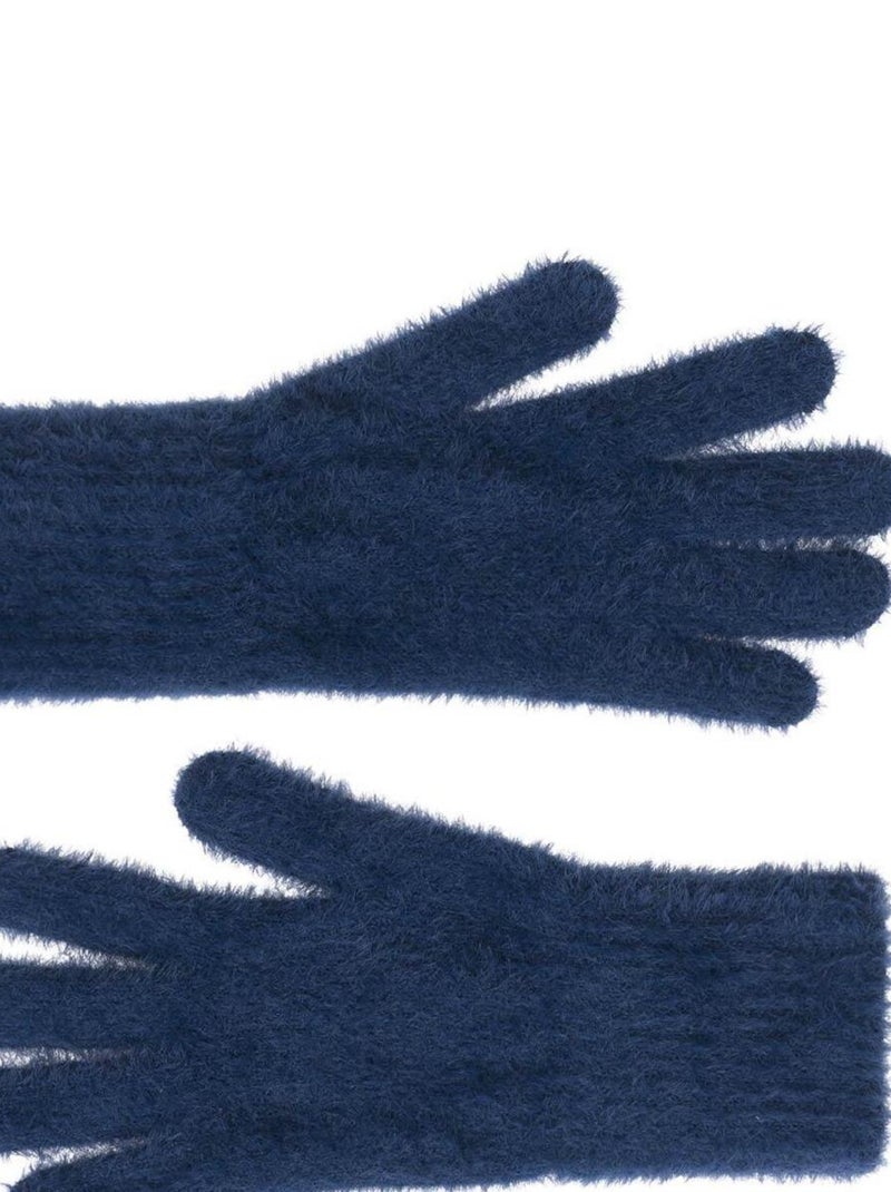 Ensemble Snood Bonnet Gants Etama - Made in UE Bleu marine - Kiabi