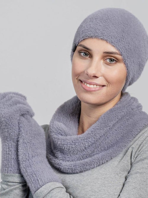 Ensemble Snood Bonnet Gants Etama - Made in UE - Kiabi