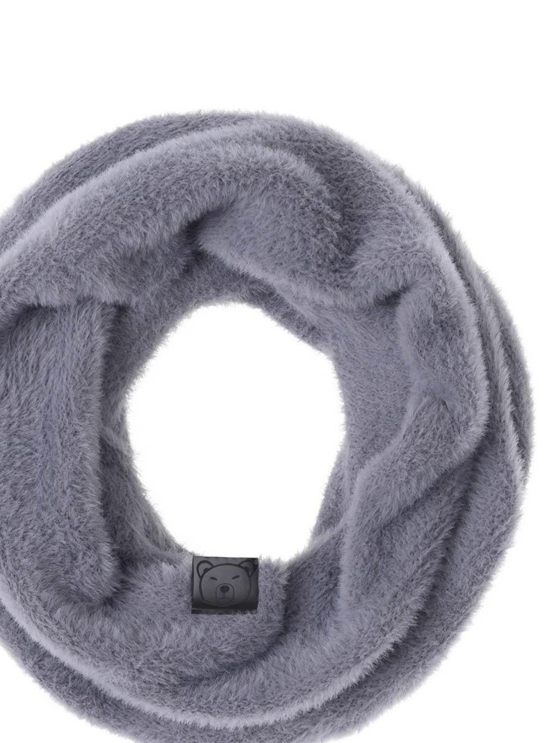 Ensemble Snood Bonnet Gants Etama - Made in UE Gris - Kiabi