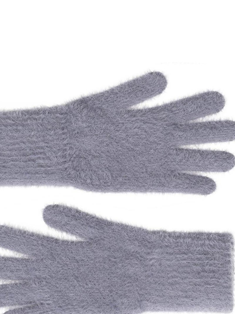 Ensemble Snood Bonnet Gants Etama - Made in UE Gris - Kiabi