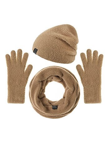 Ensemble Snood Bonnet Gants Etama - Made in UE