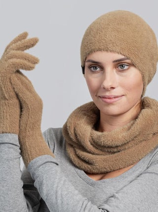 Ensemble Snood Bonnet Gants Etama - Made in UE